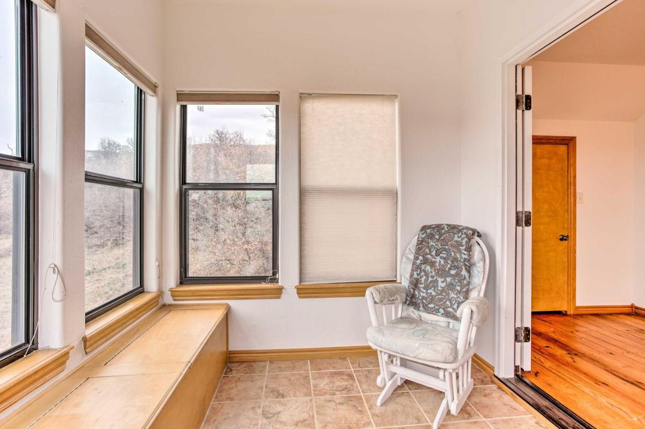 Medicine Park Cabin Rental With Mountain View Exterior foto